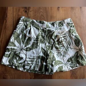 Women’s linen blend dress shorts
